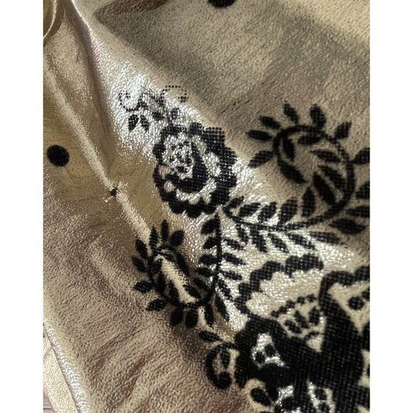 Jessica McClintock Black and Gold Prom Dress - Picture 6 of 6